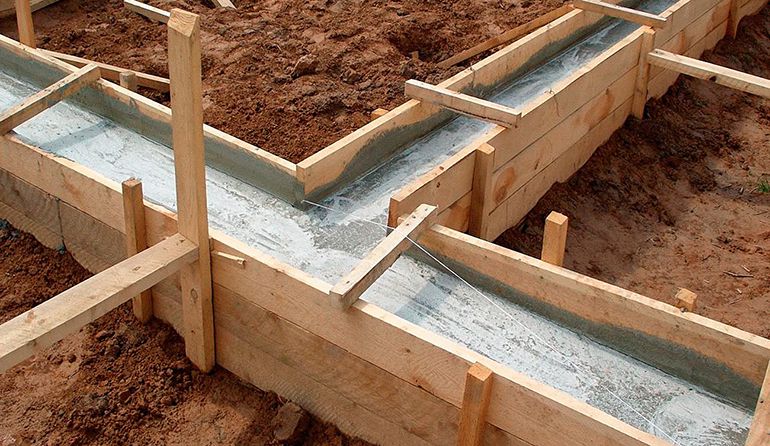Пошаговое инструкция строительства фундамента для бани