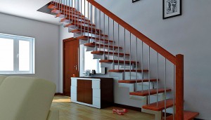 Металлические прямые лестницы на второй этаж в частном доме своими руками: конструкция, монтаж, как сделать