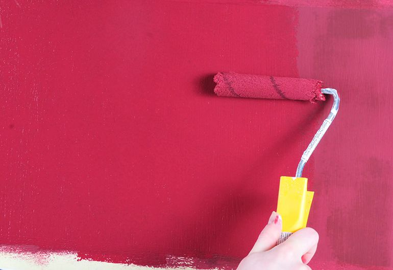 Этапы покраски оштукатуренных стен