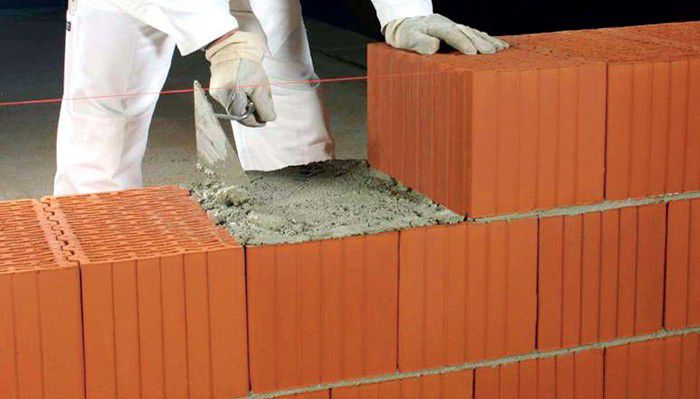 Технология кладки стен из керамических блоков (камней)